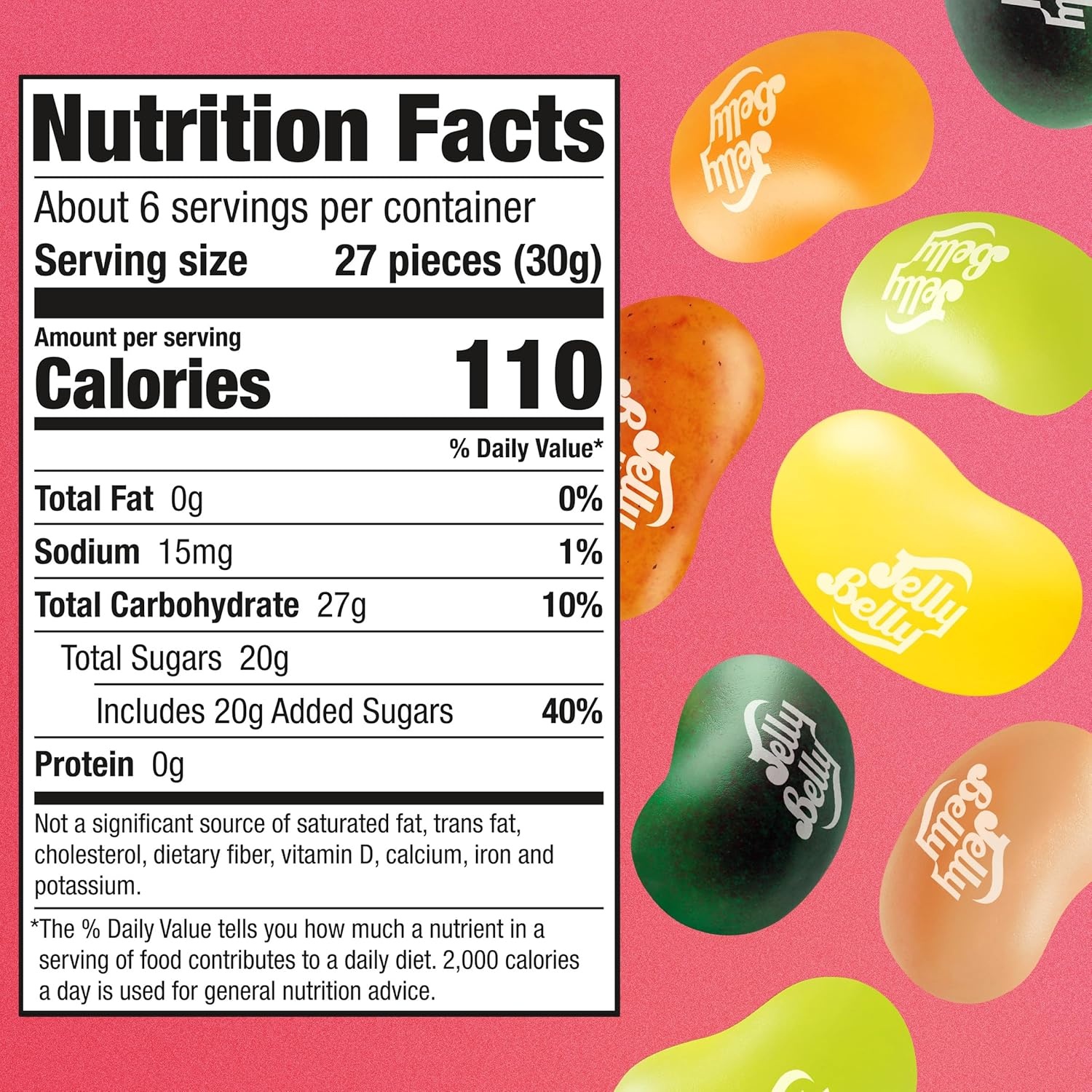 Jelly Belly Tropical Paradise Jelly Bean Collection – 6 oz Peg Bag – Genuine, Official, Straight from the Source
