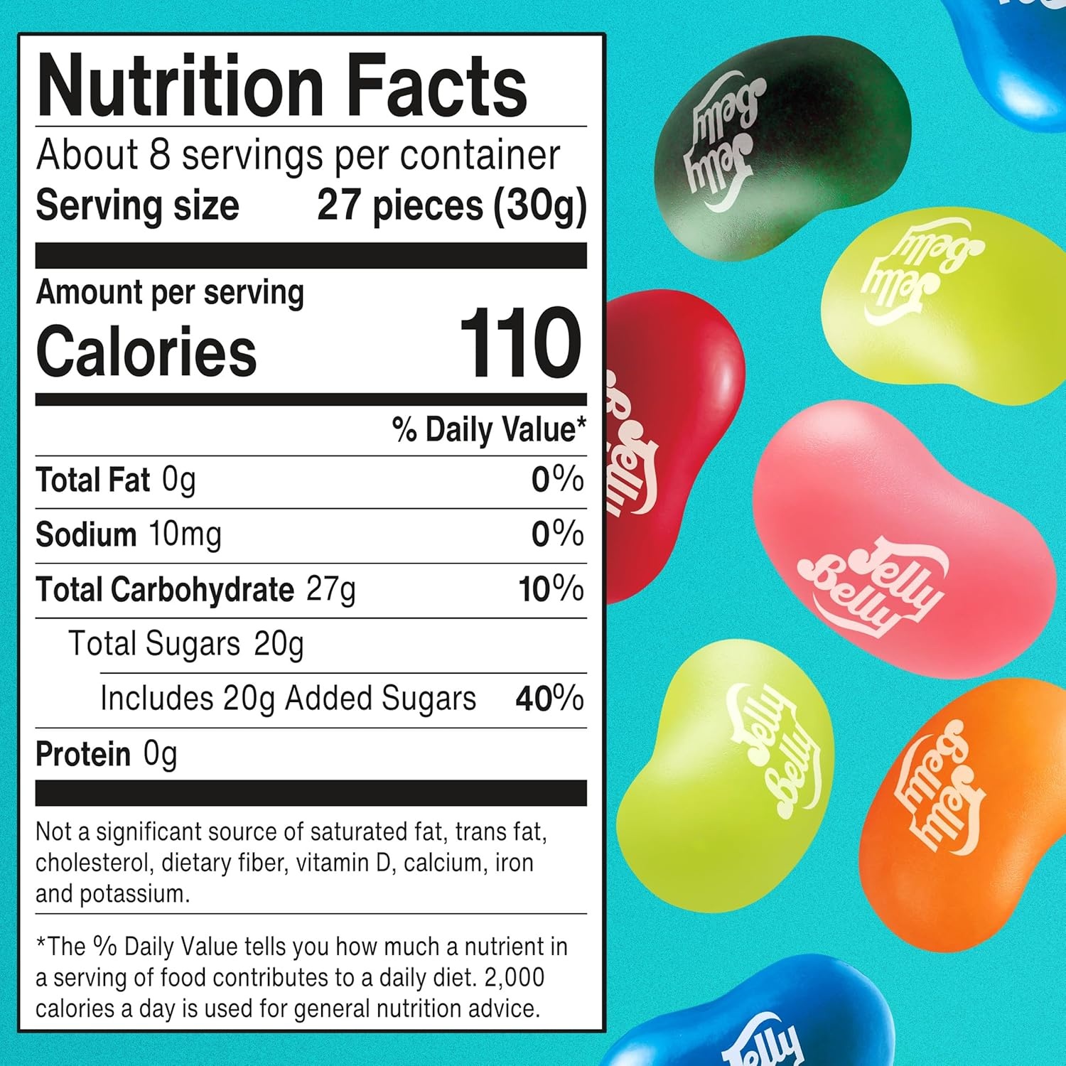 Jelly Belly Endless Summer Jelly Bean Collection – 1 Pound (16 Ounces) Resealable Bag – Genuine, Official, Straight from the Source(8 oz Bag – 10-Count Case)