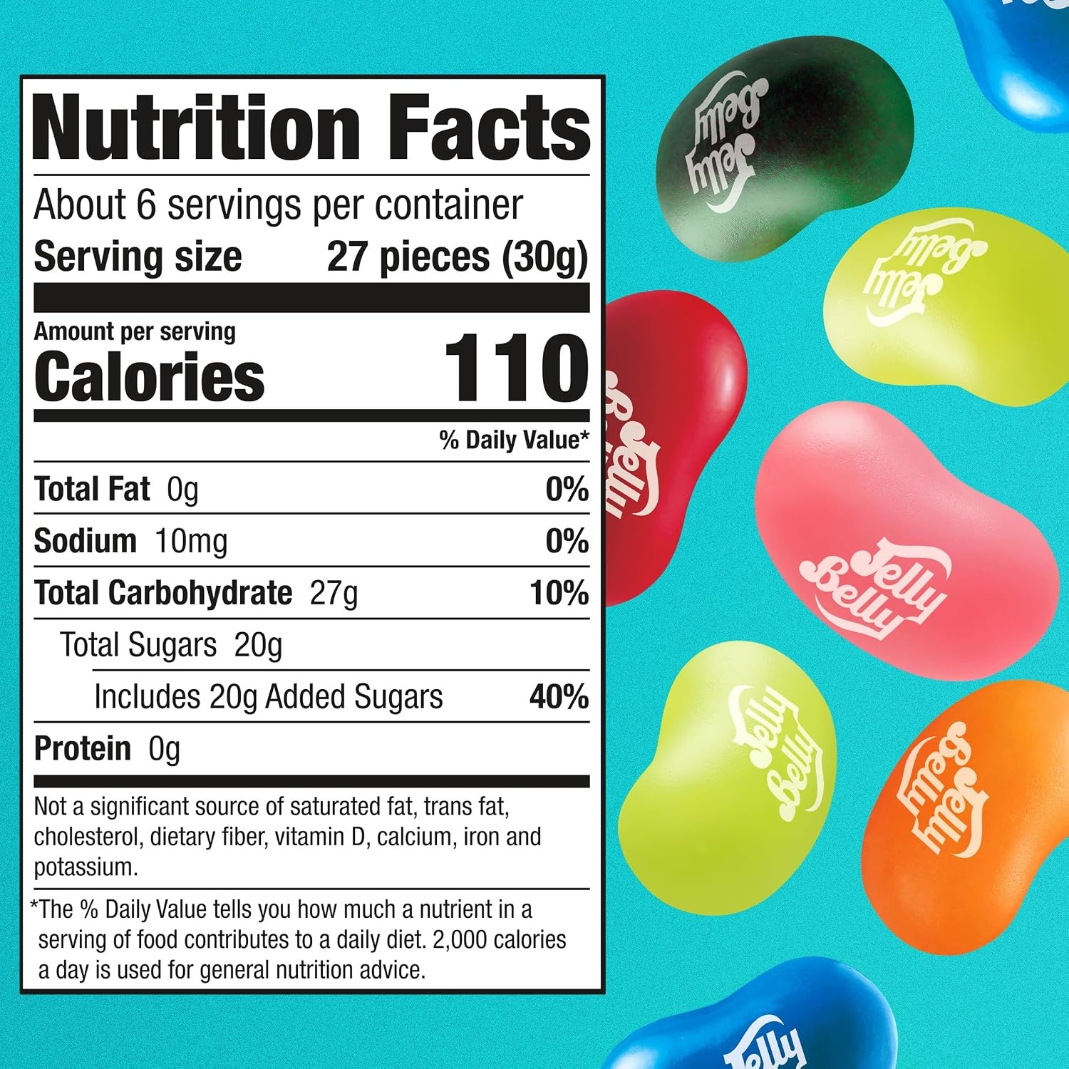 Jelly Belly Endless Summer Jelly Bean Collection – 1 Pound (16 Ounces) Resealable Bag – Genuine, Official, Straight from the Source(6 oz Bag)