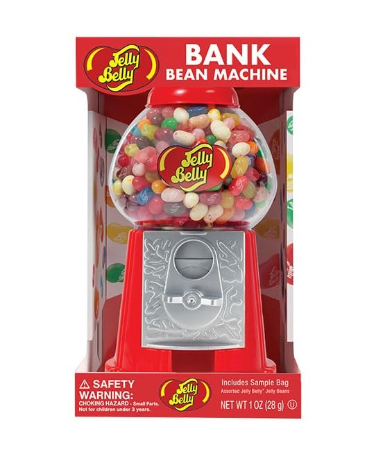 Jelly Belly Bank Bean Machine, Holds 23.5 ounces of Jelly Beans – Genuine, Official, Straight from the Source