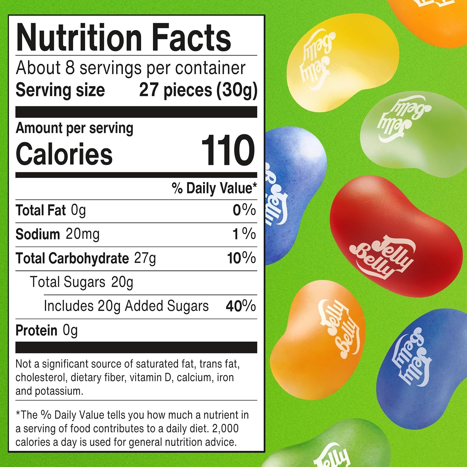 Jelly Belly Sour Jelly Bean Collection – 8 oz Pouch Bag – Genuine, Official, Straight from the Source