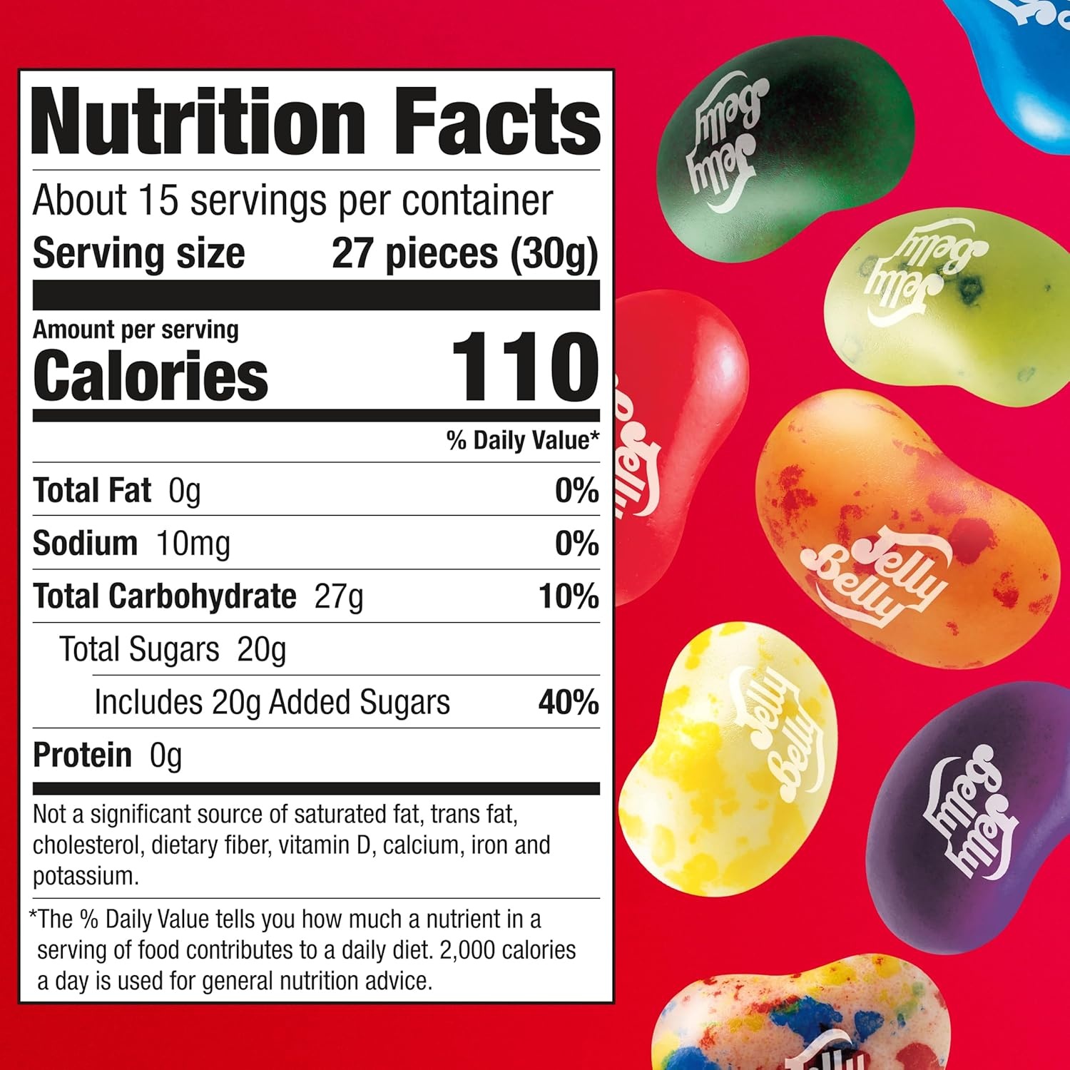 Jelly Belly Signature 40 Jelly Bean Collection – 1 Pound (16 Ounces) Resealable Bag – Genuine, Official, Straight from the Source