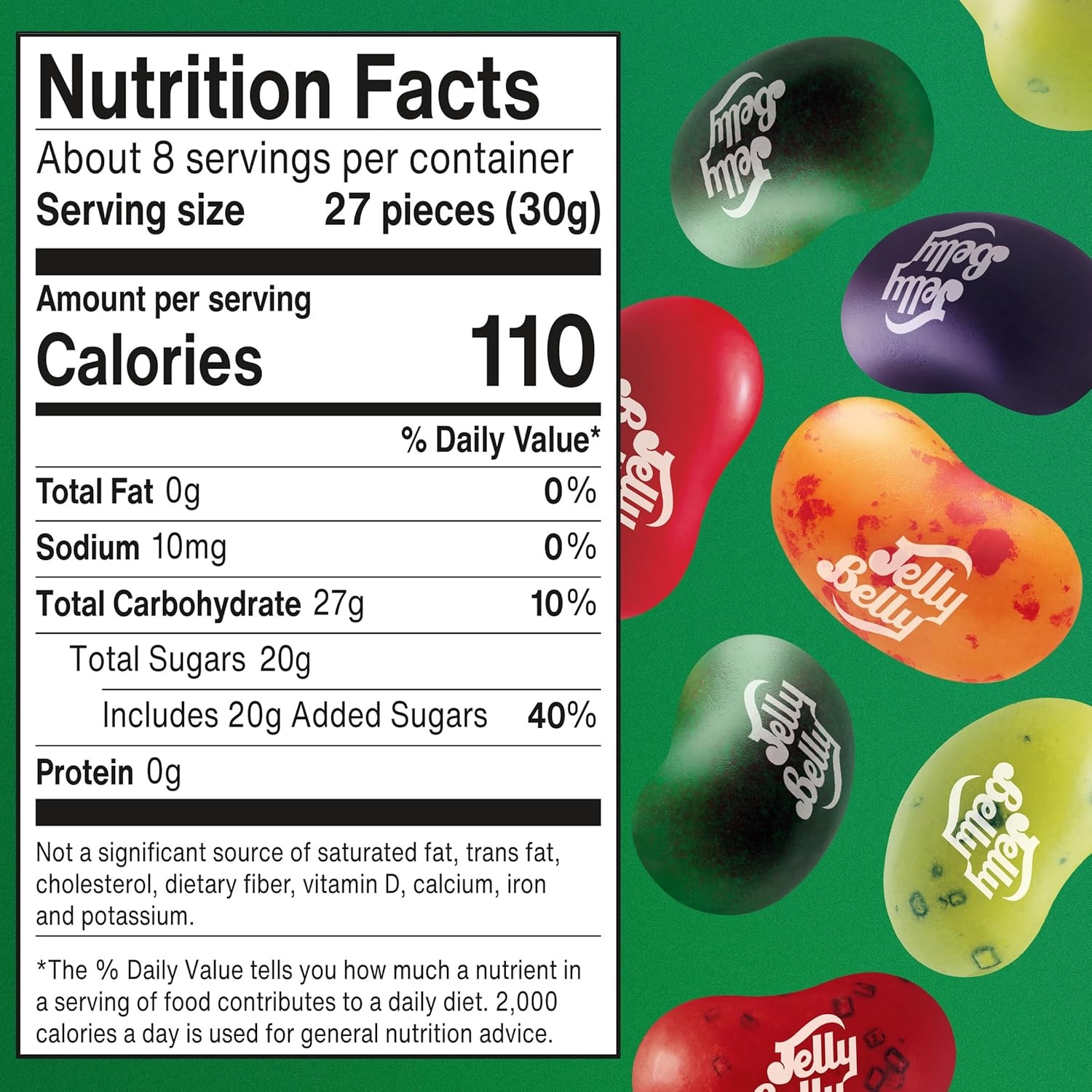 Jelly Belly Farmstand Fruit Jelly Bean Collection – 8 oz Pouch Bag – Genuine, Official, Straight from the Source