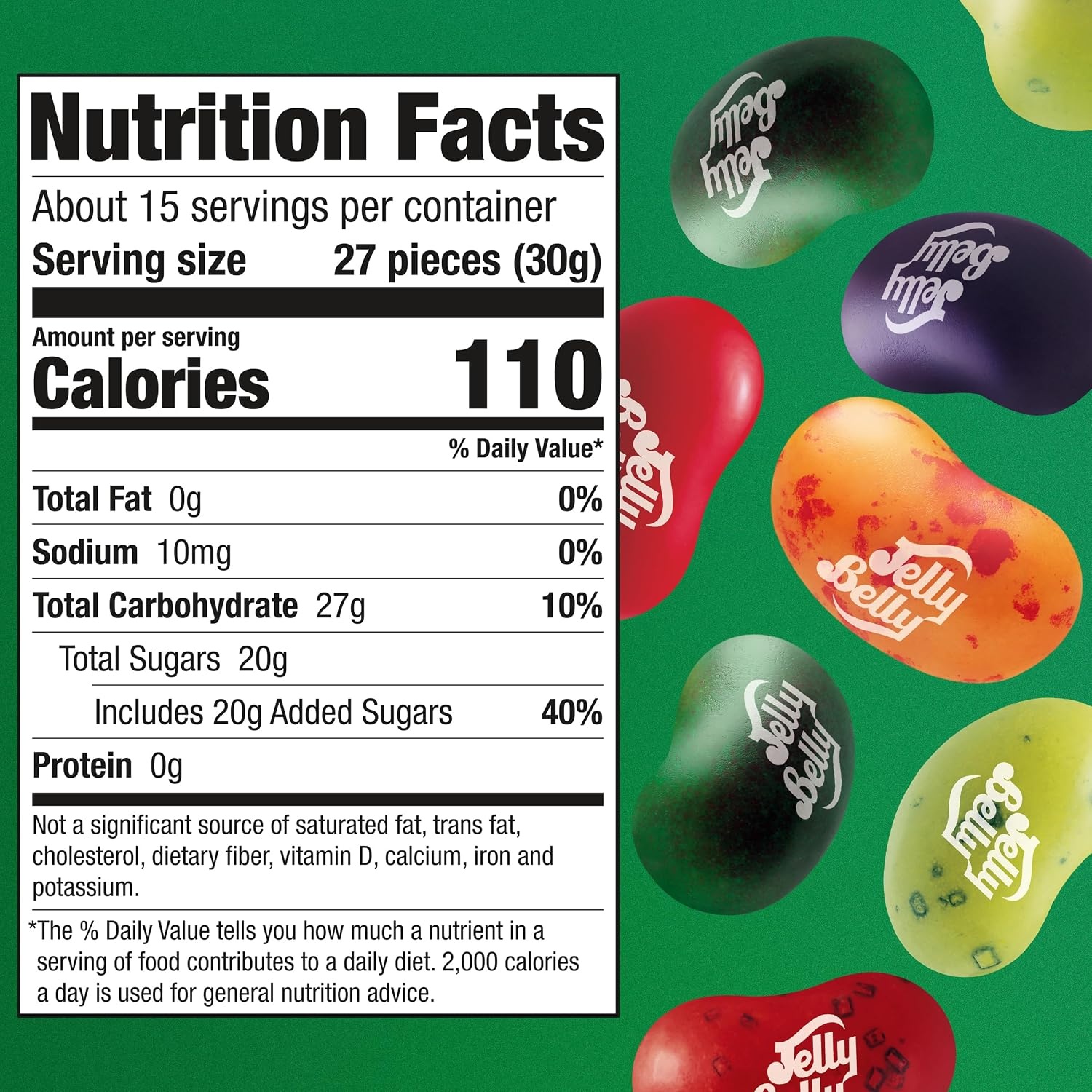 Jelly Belly Farmstand Fruit Jelly Bean Mix – 1 Pound (16 Ounces) Resealable Bag – Genuine, Official, Straight from the Source