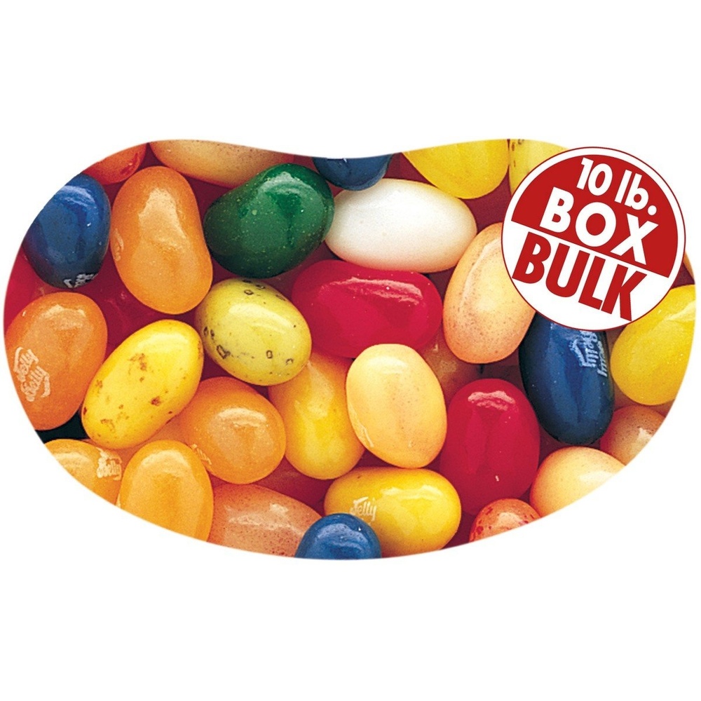 Jelly Belly Fruit Bowl Mix Jelly Beans – 10 Pounds of Loose Bulk Candy, 16 Assorted Fruit Flavors, Approximately 4000 Jelly Beans