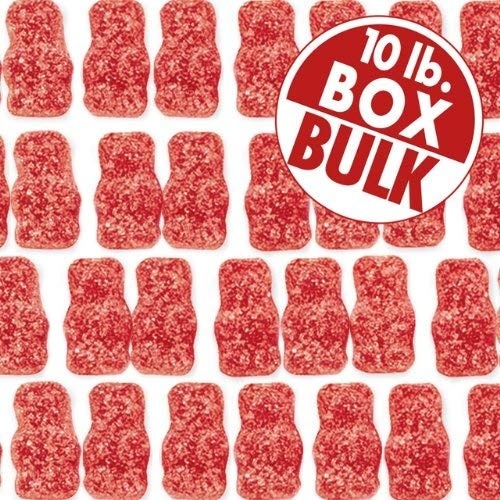 Jelly Belly Unbearably HOT Cinnamon Bears – 10 Pounds of Loose Bulk Candy – Spicy Cinnamon Gummi Bears, Approximately 2400 Pieces