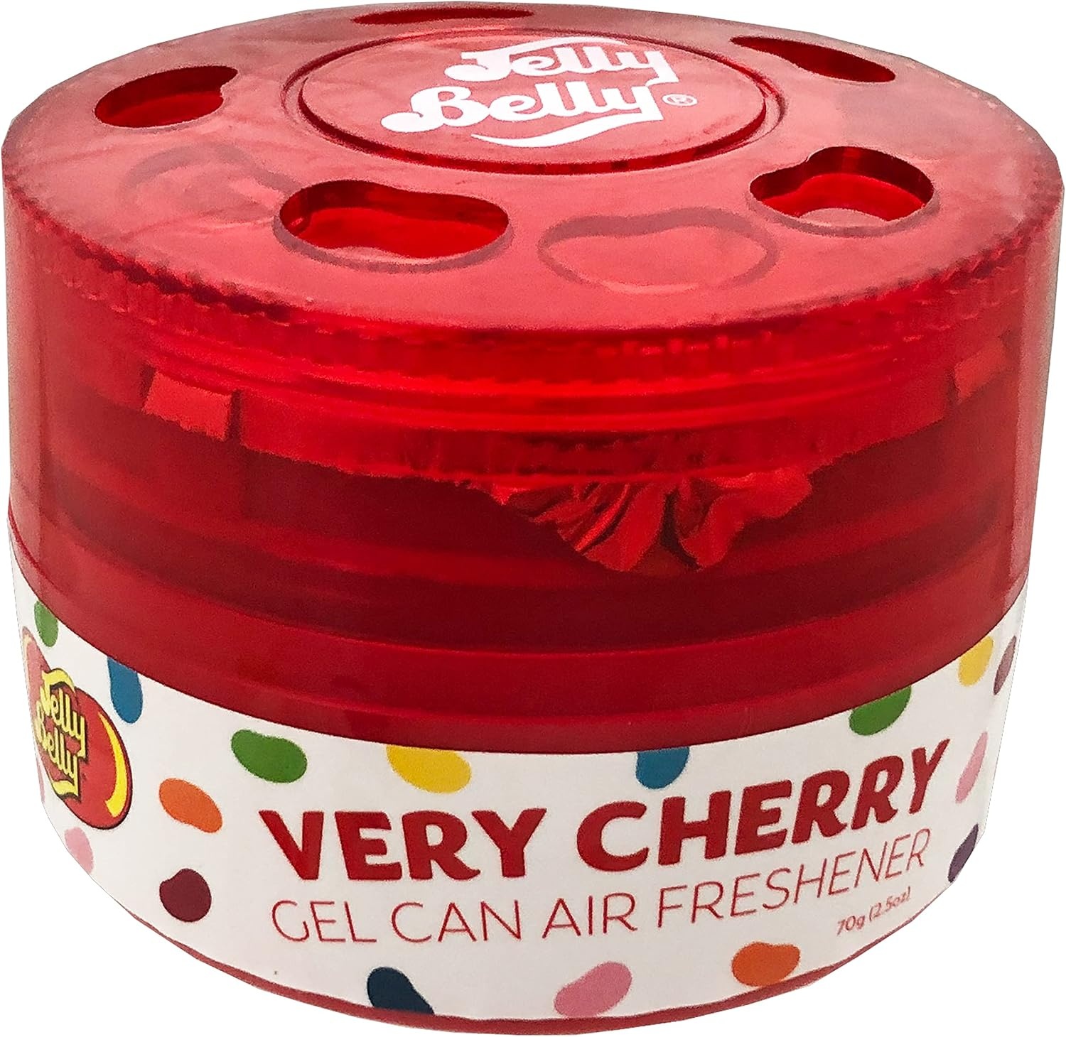 Jelly Belly FER15510A Gel Can Air Freshener-Very Cherry, Red(Cherry)