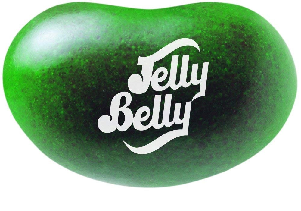 Christmas Box filled with 10 Jelly Belly Jelly Bean Flavors(Green Apple)